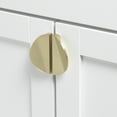 thumbnail image 3 of GlideRite 2-1/2 in. Center-Center Semi Circle Cabinet Knob, Champagne Gold - 4844-CHPG, 1 Pack, 3 of 4