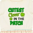 thumbnail image 4 of Inktastic Cutest Clover in the Patch with Four Leaf Clovers Girls Toddler Dress, 4 of 5
