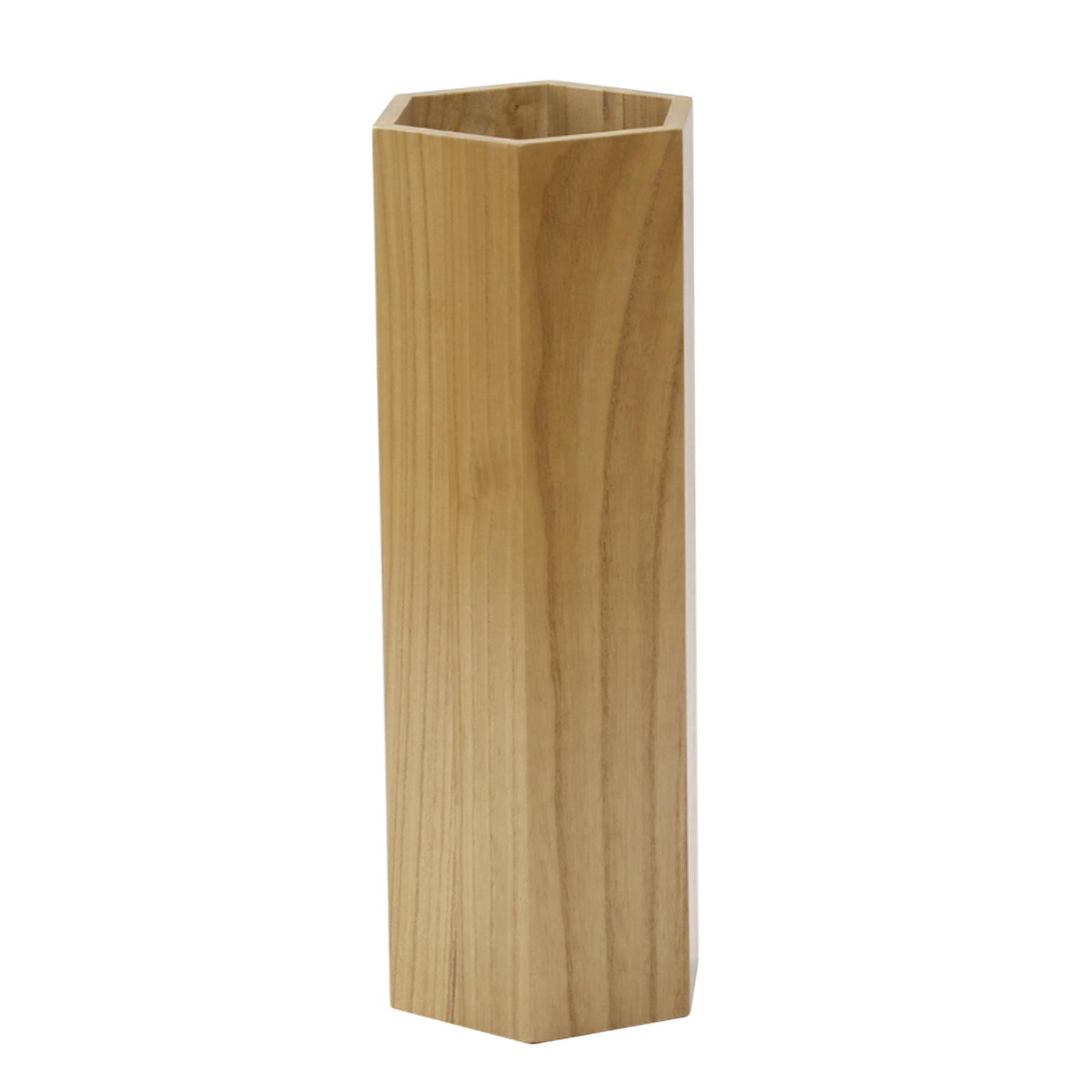 SunniMix Wooden Umbrella Holder Modern Umbrella Rack for Living Room Entryway Hallway B