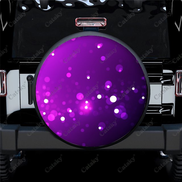 Abstract - Colors Print Spare Tire Cover Waterproof Tire Wheel Protector for Car Truck SUV Camper Trailer Rv 14"-17"