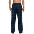 thumbnail image 4 of yillto Men's Pajama Pants Plaid Pjs Loungewear Pants Soft Bottoms with Pockets Drawstring S-XXXL, 4 of 6