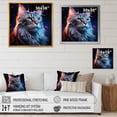 thumbnail image 4 of Designart "Majestic Maine Coon Feline V" Animals Cat Wall Art Prints, 4 of 7