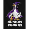 thumbnail image 4 of Tstars Honkus Ponkus Goose Halloween Costume 3/4 Women Sleeve Baseball Jersey Shirt XX-Large black/gray, 4 of 6