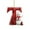 T, variant on Christmas Snowman 26 Letter Alphabet Pendant Ornaments Hangs Home Decor