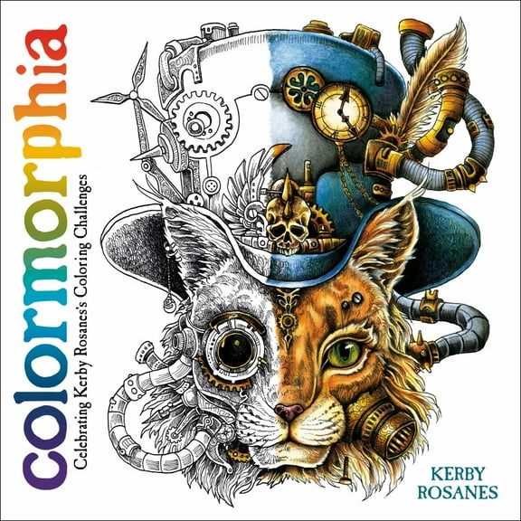 Kerby Rosanes: Colormorphia: Celebrating Kerby Rosanes's Coloring Challenges, 80 pages (Paperback)