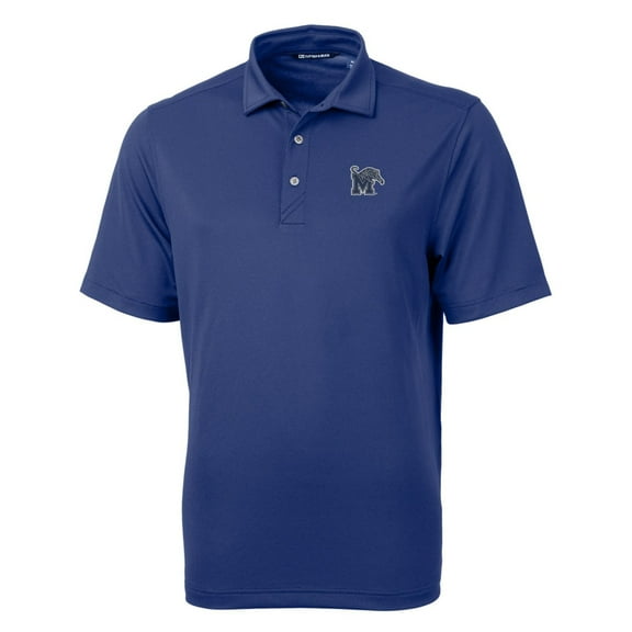 Men's Cutter & Buck Royal Memphis Tigers Big & Tall Virtue Eco Pique Recycled Polo