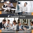 thumbnail image 4 of AI Translator Clip-on Headphones 144 Languages Real Time Two-Way Translation Earphones Stereo Sound Wireless Bluetooth Headsets, 4 of 25