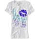 thumbnail image 1 of Camiseta gráfica con cuello redondo Aeropostale para mujer, blanca, grande, 1 of 1