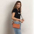 thumbnail image 2 of Small Solid Color Shoulder Bag for Women Zipper Crossbody Bags PU Leather Satchel with Detachable Coin Pouch for Daily Use Commuting Shopping, 2 of 8