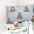 thumbnail image 4 of Salouo Playful Walrus Wonders Pattern Pillow Cases,1PC Pillow Covers with Envelope Closure Decorative Pillow Case for Bed Couch,Pillows Not Included-16"x24", 4 of 6