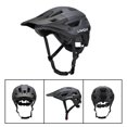 thumbnail image 4 of Casco de bicicleta Lixada ajustable 55-61 cm Negro mate/verde del ejército/azul ligero/blanco de camuflaje naranja, 4 of 8