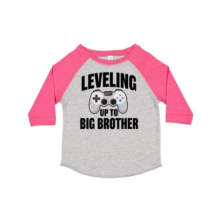 

Inktastic Leveling Up to Big Brother Boys Toddler T-Shirt