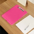thumbnail image 6 of A4 File Storage Box | Transparent Plastic Document Organizer | Multifunctional Compartment Folder Holder | Secure Lid & Handle | Fits 35x24x3.3cm | Sturdy Office Desk Solution, 6 of 6