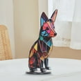 thumbnail image 4 of Fankiway Home Decor Colorful Foxs Decoration, Home Decoration, Metal Foxs Pendants Home Decor Gifts, 4 of 5