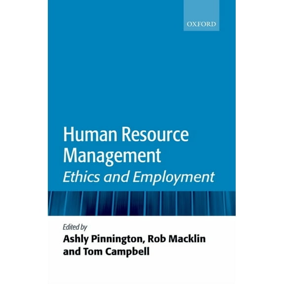 Human Resource Management: Ethics and Employment, (Paperback)