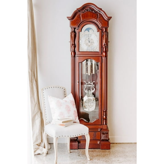 Hermle 010953N91171 Anstead Grandfather Clock - Cherry