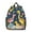 Cute Dinosaur Pattern-2, variant on Leopard Print Backpack Backpack for School,Cute School Bag,Schoolbag with Adjustable Shoulder Straps & Padded Back,13.8"x11.4"x6"