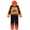 El Toro Loco Orange, variant on Monster Jam Toddler Boys' Fleece Hooded One Piece Grave Digger Green