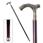Design Toscano The Padrone Collection: Dragon Pewter Walking Stick