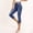 Blue, variant on Women's Plus Size Jeans Capris with Pockets Solid Elastic High Waisted Summer Fashion Straight Leg Hem Pants