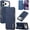 Blue, variant on PU Leather Flip Phone Case For iPhone 18 Pro Max, Foldable Viewing Kickstand, Protective Folio Cover with Secure Closure, Slim Full-Wrap Anti-Scratch Case for Daily Use,Red