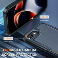 thumbnail image 7 of KOMI for iPhone 16E Case with Screen Protector,Military Grade Heavy Duty Shockproof Phone Cover with Wrist Lanyard Strap for iPhone 16E 2025 Released, Navy Blue, 7 of 7