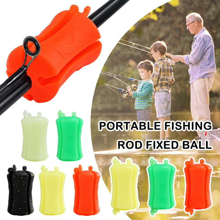 Portable Fishing Rod Fixed Ball Soft Reusable Wear Resistant Fishing  Supplies B6E7