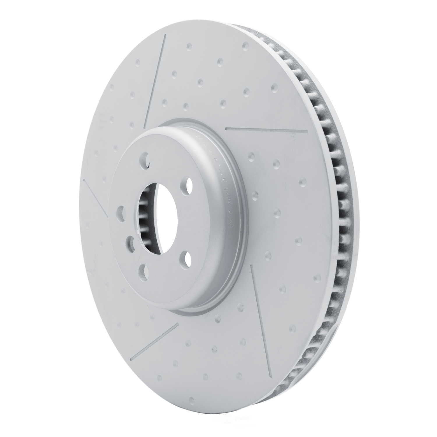 Dynamic Friction Company 940-31132D DFC Hi-carbon Alloy Geomet Coated Rotor - Dimpled And Slotted