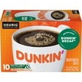 thumbnail image 3 of (2 pack) Dunkin' Original and Decaf Coffee, Medium Roast, Keurig K-Cup Pods, 10 Count Box - 1 each, 3 of 9