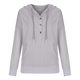 thumbnail image 5 of Pntutb Sudaderas con capucha casuales para mujer Otoño Sólido Sudadera de manga larga Botón abajo Cordón Jersey blusa superior con bolsillo Pntutb Pntutb-879, 5 of 8