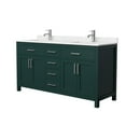 thumbnail image 3 of Wyndham Collection Wcg242466d-Unsmxx Beckett 66" Free Standing Double Basin Vanity Set -, 3 of 7