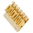 thumbnail image 5 of BIMZUC 6 String Electric Guitar Fixed Saddle Bridge Hardtail Top Loader Replacement Part with Wrench and Screws, Gold, 2.76 inches / 7 cm, 5 of 9