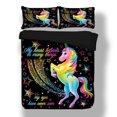 thumbnail image 4 of Juego de cama unicornio arco iris, 4 of 5