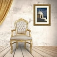 thumbnail image 3 of Young, Bill 11x14 Gold Ornate Wood Framed with Double Matting Museum Art Print Titled - Greece, Santorini Church dome against clouds, 3 of 4