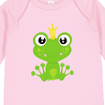 thumbnail image 4 of Inktastic Cute Frog, Green Frog, Frog Prince, Crown Boys or Girls Long Sleeve Baby Bodysuit, 4 of 5