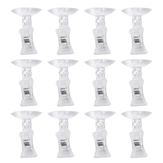 Weiweiguan 12 Pcs Clips d'Aspirateur Professionnels pour Aquarium