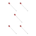 thumbnail image 2 of Justharion Stirrer Stirring Rod Silicone Long Handle Bar Tool Restaurant Cafe Red Strawberries 5Set, 2 of 6