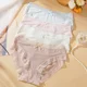 thumbnail image 2 of Bragas de cintura baja para mujer, lencería Sexy de encaje de secado rápido, ropa interior sin costuras de Color sólido, 3 piezas, 2 of 5