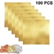thumbnail image 1 of 100 Uds. De lámina de estaño de cobre dorado y plateado, lámina de oro y plata para decoración de uñas, lámina de oro de imitación, pintura artesanal, lámina de oro DIY, 1 of 8