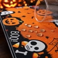thumbnail image 3 of Voglyf Spooky Ghost Pumpkin Halloween Table Runner, 13脳72 Inch Farmhouse Linen Table Decor With Bat Spider Web Haunted Castle Pattern For Halloween Party Dining Table Centerpiece(#C), 3 of 8