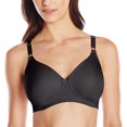 thumbnail image 1 of Vanity Fair Womens Beauty Back Full Coverage Wirefree Bra, 36DD, Midnight Black, 1 of 4