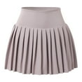 thumbnail image 3 of Dpytoraw Pleated Tennis Skirt For Women With Shorts Athletic Skort Workout Running Sports Skirts Skorts With Pockets Women’s Lace Trim Slip Skirt Purple, 3 of 5