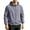 Gray, variant on WRKEKC Lightweight Hooded Windbreaker for Men Quick Dry Zip-Up Casual Outerwear with Elastic Cuffs for Everyday Outdoor Activities