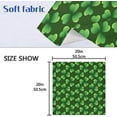 thumbnail image 7 of Coolnut St Patrick's Day Clover Cloth Napkins Set of 1, Oversized Washable Reusable Polyester Dinner Table Napkins for Family, Restaurant, Party Decor, 20 x 20 Inch, 7 of 7