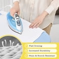 thumbnail image 5 of BEHERZT Ironing Board, Full Size Iron Board with Stretchable Iron Rest&Anti-Scorch Cover, 7 Height Adjustable, Purple, 5 of 8