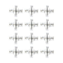 12Pcs Metal Magnetic Jean Button Curtain Button Detachable DIY for Pants Trouser , 17mm