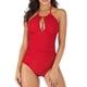 thumbnail image 1 of Acyse Womens Bikinis for Summer Clearance Juniors Fashionable And Cute Camisole With Hanging Neck And Backless Swimsuit, 1 of 4