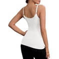 thumbnail image 3 of REFINED ATTIRE Women's Shapewear Adjustable Straps Tummy Control Camisoles No Trace Tank XL White, 3 of 5