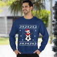 thumbnail image 3 of Christmas Sweatshirt, Funny Ugly Christmas Sweater, Soccer Snowman Ugly Christmas Sweater, Funny Football Christmas Sweater, 3 of 5