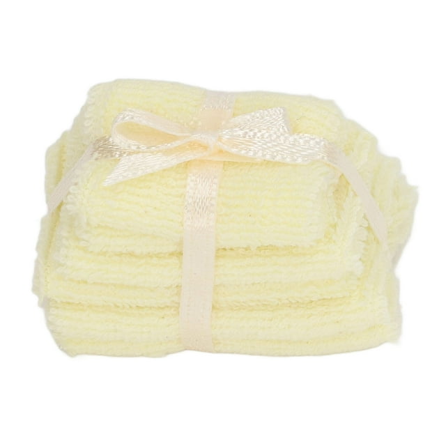 Un Paquete De 1:12 Casa De Muñecas Miniatura Toalla Toalla De Baño, Baño Suministros Modelo Decoración Para El Hogar Juguete Casa De Muñecas Accesorios, 1.6 "L X 1" W X 1.2 "H